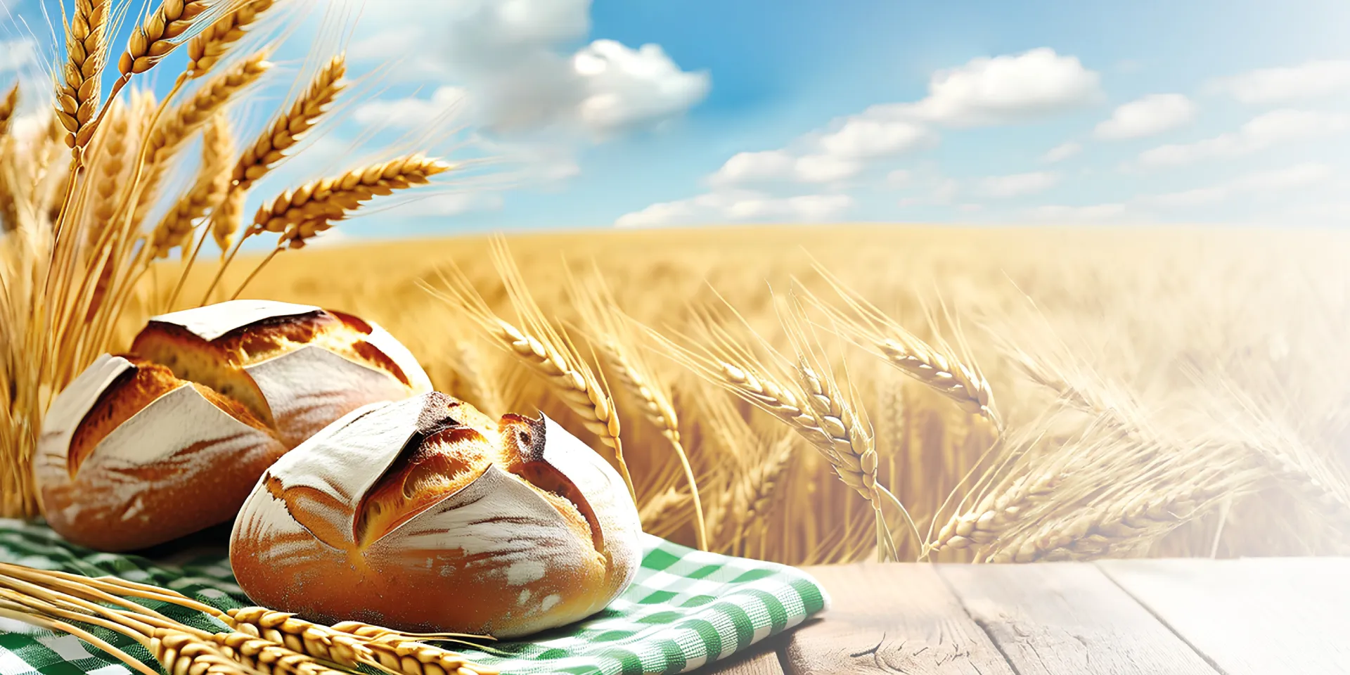 illustration pour la fili&egrave;re v&eacute;g&eacute;tale du bl&eacute; panifiable